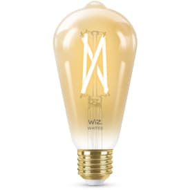 6 stk WiZ E27 LED Amber Filament rørpære - kold til varm