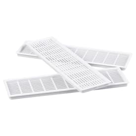 Vink Plast skabsristsæt 60.4, 70x500 mm, hvid, 2 stk.