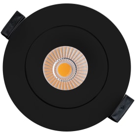 The Light Group OnePro indbygningsspot, 3000K, sort