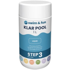 16 stk Swim & Fun Klar Pool, 1 liter