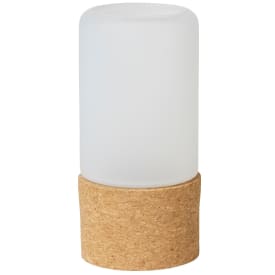 4 stk Led lampe Hope hvid/kork