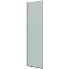 Dansani Match brusevæg, model D, 67 cm, frostet glas, satin profil