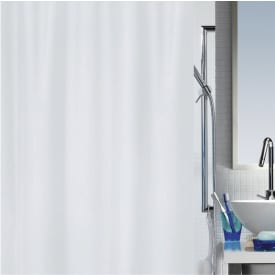 Spirella Primo dusjforheng, 180x200 cm, hvit