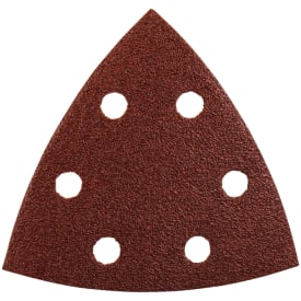 Slibepapir, Delta, med velcro, 94 x 94 mm, K80, 10 stk.