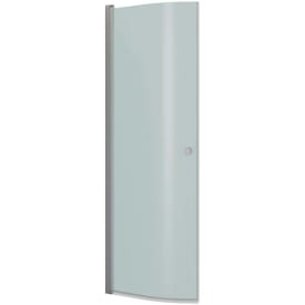 Dansani Match brusedør, model E, 72 cm, frostet glas, satin profil