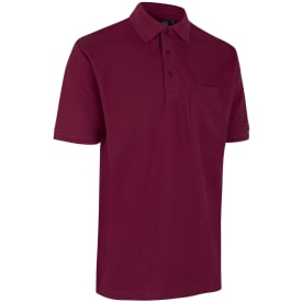ID Pro Wear pikétröja, bordeaux, st 2XL