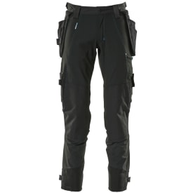 Mascot Advanced håndværkerbukser med stretch, sort, str. 90C60