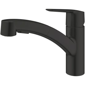 Grohe Start køkkenarmatur, udtrækstud, mat sort