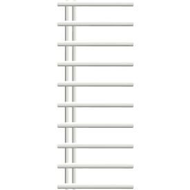 Kriss Merkur håndklædetørrer, kombi, 50x126,3 cm, hvid