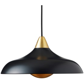 Superliving Urban Wide pendellampe, svart