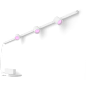 Philips Hue White Color Ambiance Perifo strømskinnesæt til væg m/3 skinnespots - hvid