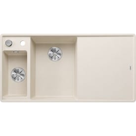 Blanco Axia III 6S-F MXI diskbänk, 99x50 cm, vit