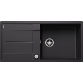 Blanco Metra XL 6S-F MX diskbänk, 99x49 cm, svart