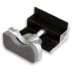 Novotegra endeklemme til C-skinne, 30-42 mm, sort