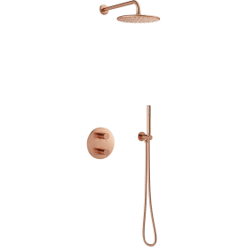 Damixa Silhouet HS1 brusesæt, vandbesparende,  børstet kobber