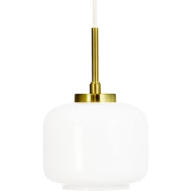 Dyberg Larsen Arp pendellampa, mässing, Ø15 cm