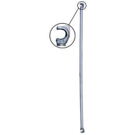 JUMBO håndlistesæt til foldestillads, aluminium, 178 cm, 2 stk.
