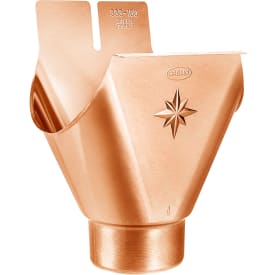 25 stk VMzinc ekspansionstudstykke nr. 12, 333x87mm, til halvrund tagrende, kobber