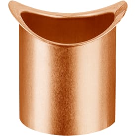 25 stk VMzinc tudstykke nr. 12, 333x87mm, til halvrund tagrende, kobber