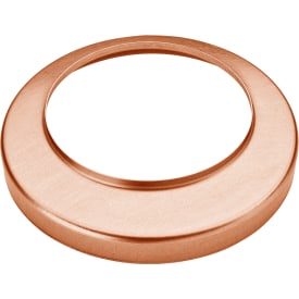 VMzinc brøndkrave, Ø76x116mm, med hul, kobber