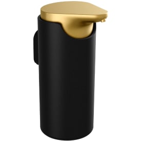 Pressalit Style såpedispenser, sort/børstet messing