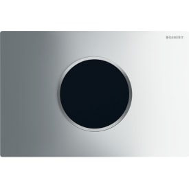 Geberit Sigma 10 Round betjeningsplate, berøringsfri, krom/matt krom