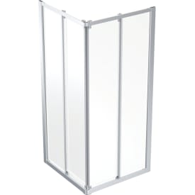 Contura Shower Duschkabin Showerama, 89x89 cm, klart glas, aluminiumprofil