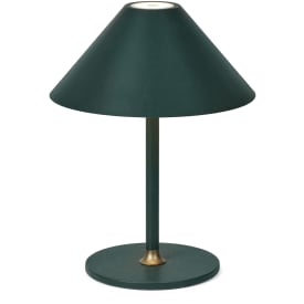 Halo Design Hygge uppladningsbar bordslampa, H25 cm, mörkgrön