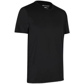 GEYSER Interlock T-shirt G21040, essential, sort, str. 3XL