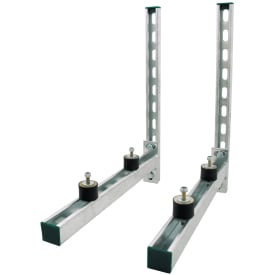 Varmgalvanisert brakettsett med vibrasjonsdemper for varmepumper ≤ 80 kg