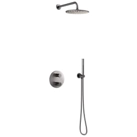 Damixa Silhouet HS1 brusesæt, vandbesparende,  antracit