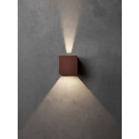 Lumenlight Toscana vägglampa utomhus, 2x10W, koppar