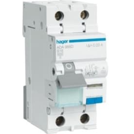 Kombinasjonsbryter PFI/automatsikring C 20A 1P+N 300mA AFA970G