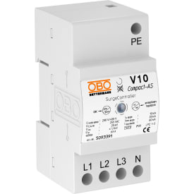Overspændingsafleder V10 Compact 255V, type 2+3, akustisk signalisering