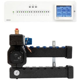 Wavin AHC 9000 gulvvarmestyring, trådløs, 6 kredse