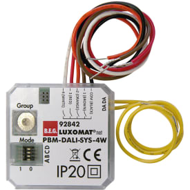 Push button interface PBM-DALI-SYS-4W hvid