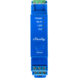 Shelly Pro 1 WiFI relæ med potentialfrit kontaktsæt (230VAC)