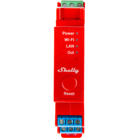 Shelly Pro 1 effektmåling, wifi relæ