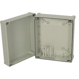 2 stk Kasse TEMPO TA342916 344x289x157 med gråt dæksel