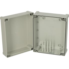 2 stk Kasse TEMPO TA292415 289x239x147 med gråt dæksel