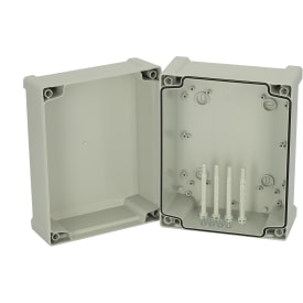 4 stk Kasse TEMPO TA241915 240x191x147 med gråt dæksel