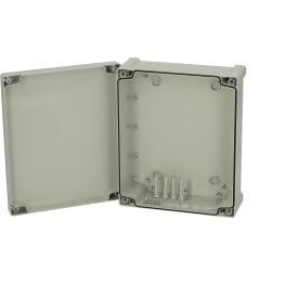 2 stk Kasse TEMPO TPC292411 289x239x107 med gråt dæksel