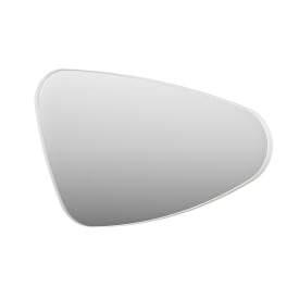 Sanibell Ink SP23 speil med lys, dimbar, duggfri, høyre, hvit, 80x50 cm