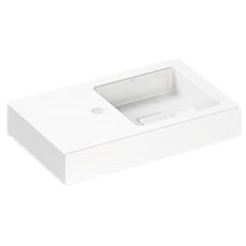 Alape QS525 håndvask, 52,5x32,5 cm, højre, hvid