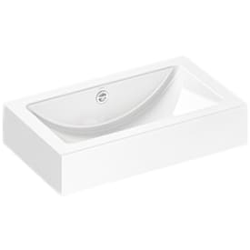 Alape PR585 håndvask, 58,5x34,7 cm, hvid