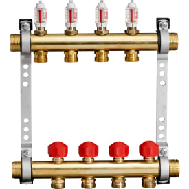 Roth gulvvarmefordeler med flowmåler, 7 kurser