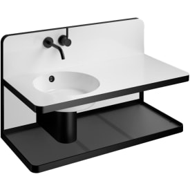 Laufen WP.S19.1 håndvask, 100x47,7 cm, venstre, hvid
