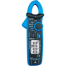 Tangamperemeter sand RMS, 60A AC/DC, volt og ohmmeter, ELIT 361