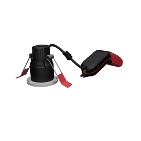 Prism Pro Mini AntiGlare DL 4xCCT 5W CRI80 280lm 55° IP65 MatHv