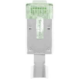 Simply45 RJ45 Pass-Through stik CAT6 STP CAP45 skærmet, 50 STK